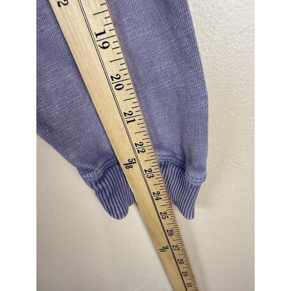 Pilcro Crossover Pullover Sweatshirt Women XXS Long Sleeve Purple Cozy Oversized - Picture 9 of 13